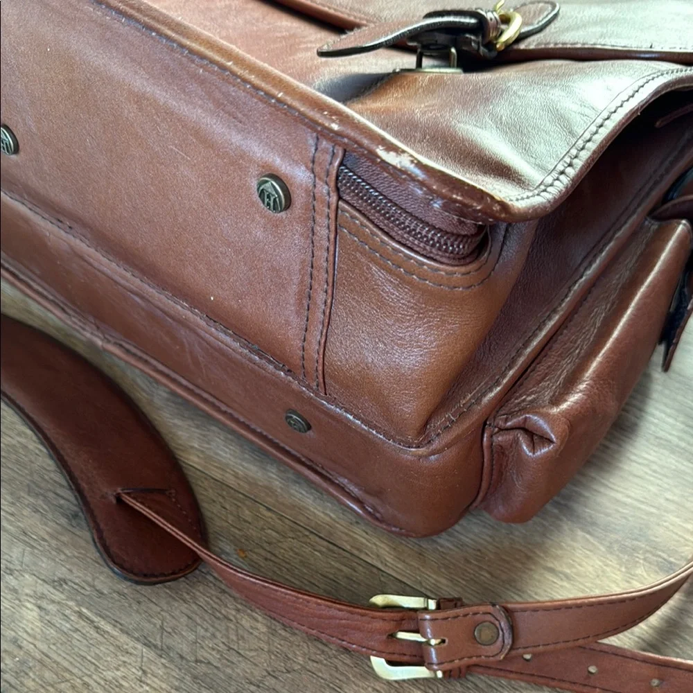 Vintage Classic‎ Brown Leather Men's Briefcase